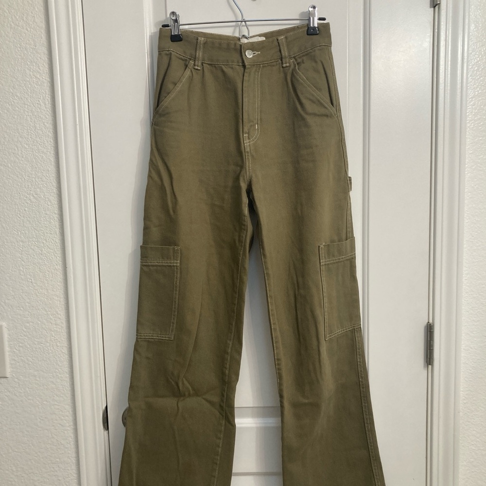 Olive Green Cargo Pants
